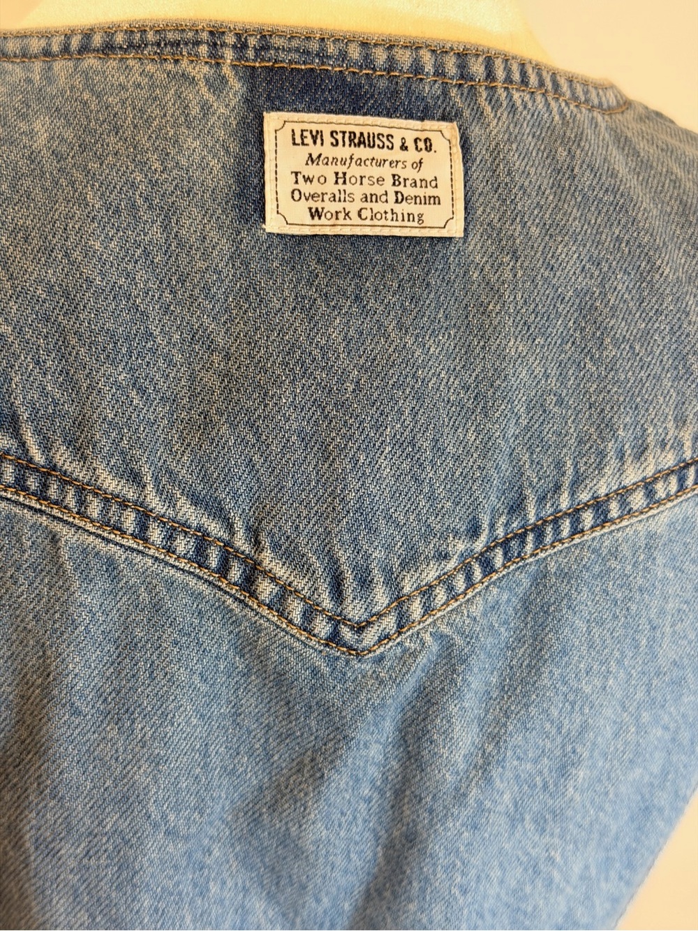 Levi's Blue Denim Button-Front Mini Dress - Picture 4 of 7